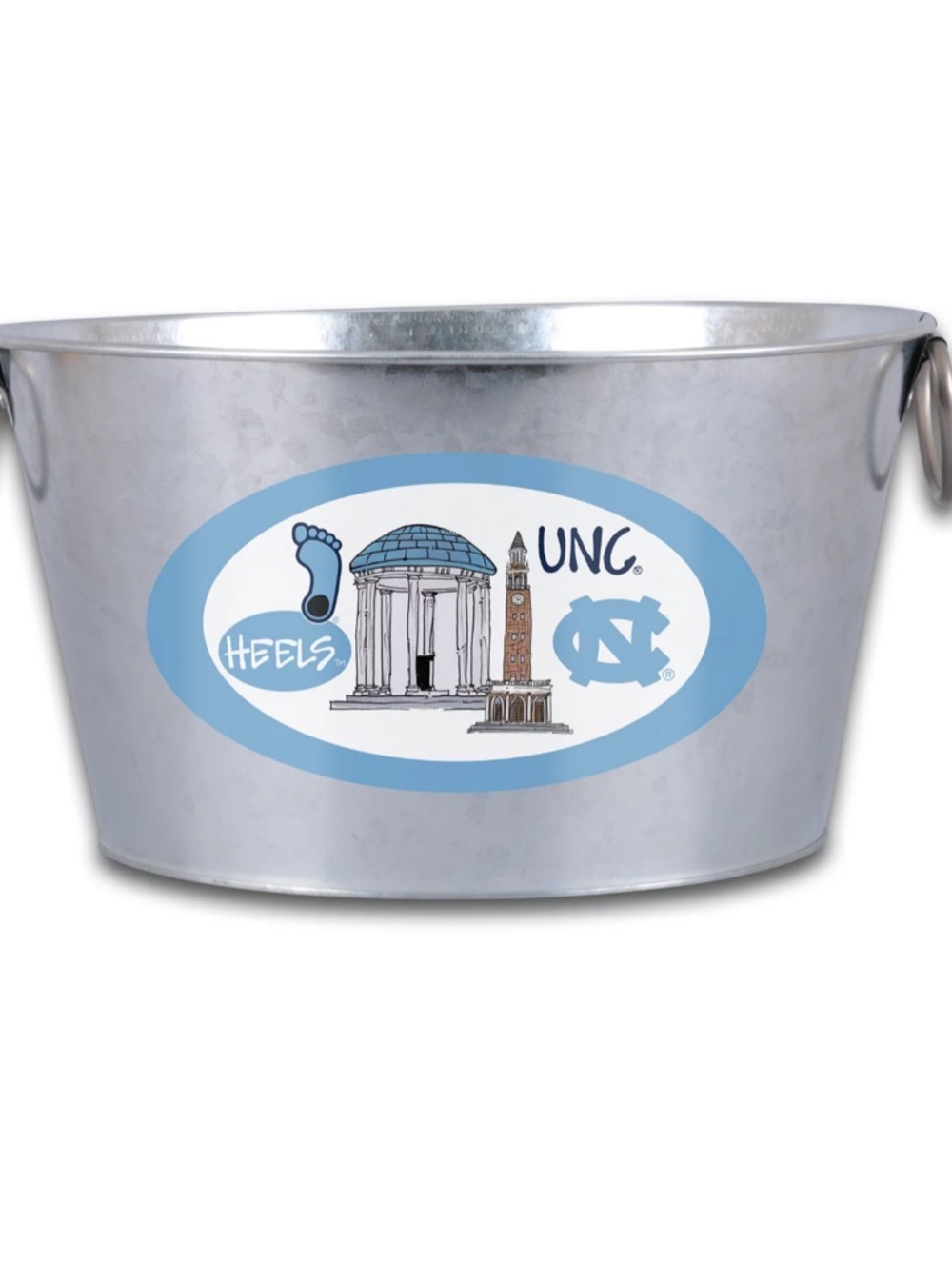 Magnolia Lane University of North Carolina Galvanized Beverage Bucket